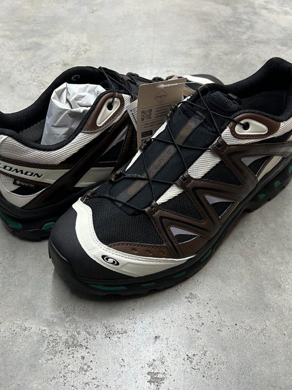 Salomon XT-Quest Gore-Tex Men's Size 12 Black Delicioso 491718 - New